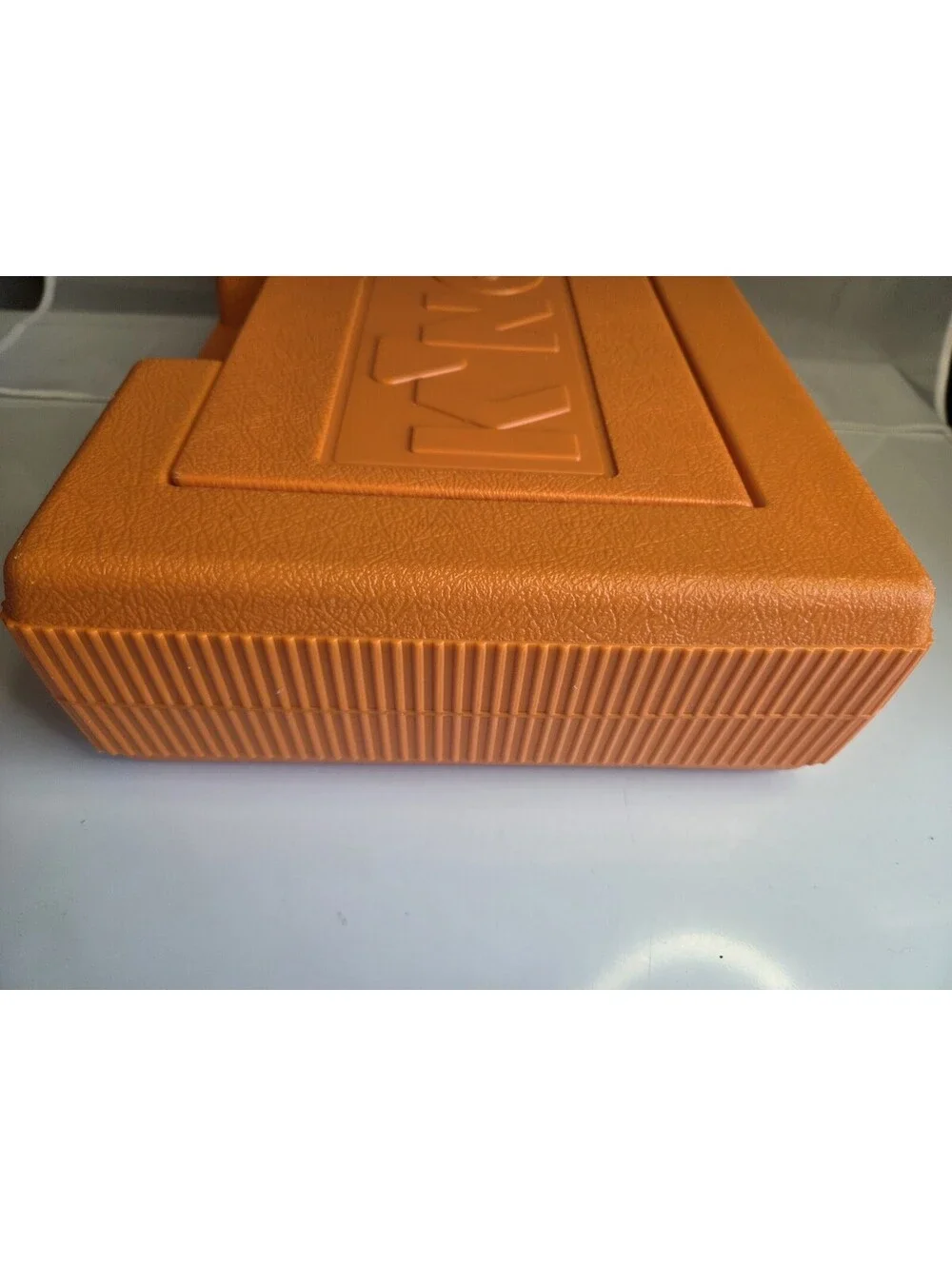 K'Nex Orange Carrying Case & Loose Pieces -- UNCOUNTED SC1